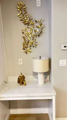 a bathroom with a table with a sink and a mirror at Gillespie 1059 B 3Bed 2bath by SD Stay in Spring Valley
