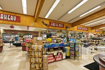 a grocery store filled with lots of products in a store at SDSU Beach Cottage in San Diego