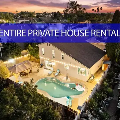 Entire Private Home with 4 Bedrooms 2 Bathrooms Garage