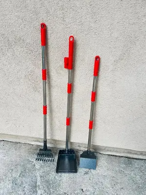 two shovels are leaned against a wall at Granite Hills Sunset Villa in El Cajon