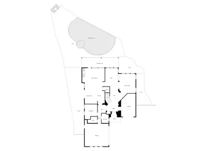 a floor plan of a house at Entire Private Home with 5 Bedrooms 4 Bathrooms 3000 Sq ft Villa, Pool, Hot Tub, Nature, Garage, Winery, Available Now in Fallbrook
