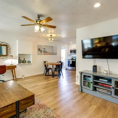 Private Hilltop Getaway with Patio Dogs Welcome!