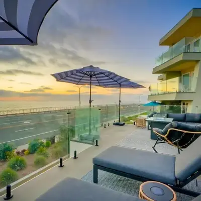 Modern Ocean-View Retreat w/ Firepit & Steps to Carlsbad Beach