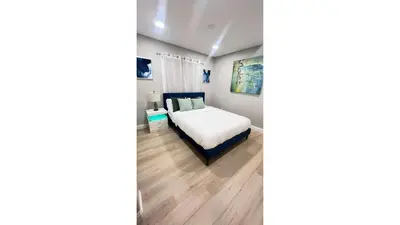 a bedroom with a bed in a room at 321 W Park El Cajon Back Unit by Sd stay in El Cajon