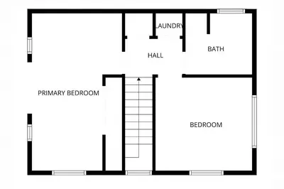 a floor plan of a house at PB New Build - Steps to Sand & Surf in San Diego
