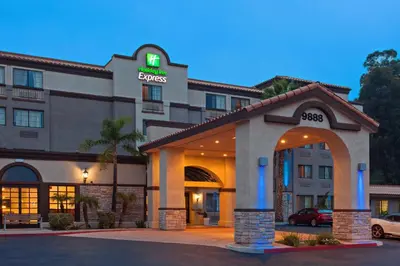 a hotel with a sign on the front of it at Holiday Inn Express Mira Mesa San Diego by IHG in Mira Mesa