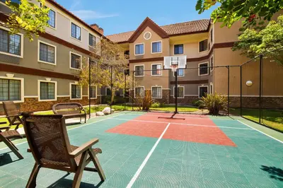 an image of a tennis court with a basketball hoop at Sonesta ES Suites San Diego - Rancho Bernardo in Rancho Bernardo