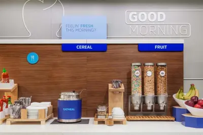 a grocery store with food items on a counter at Holiday Inn Express San Clemente N – Beach Area by IHG in San Clemente