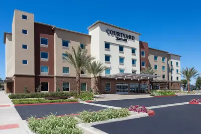 a rendering of a hotel with a parking lot at Courtyard by Marriott San Diego El Cajon in El Cajon