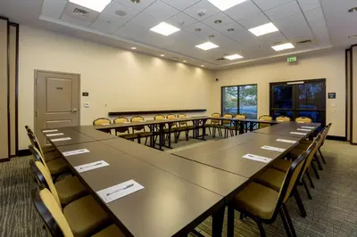 a large conference room with a long table and chairs at Hampton Inn & Suites San Diego-Poway in Poway