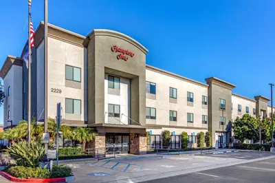 a rendering of the christmas inn suites at Hampton Inn Carlsbad North San Diego County in Carlsbad