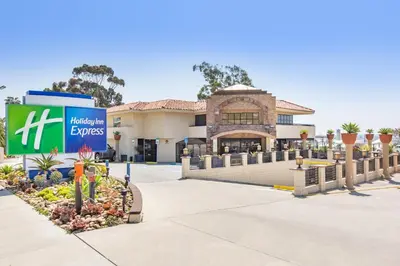 a sign in front of a building at Holiday Inn Express San Diego Airport-Old Town by IHG in San Diego