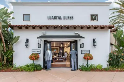 two mannequins standing in the doorway of a restaurant at Omni La Costa Resort & Spa Carlsbad in Carlsbad