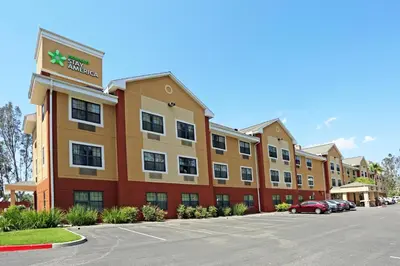 a rendering of a hotel with a parking lot at Extended Stay America Suites - Orange County - Lake Forest in Foothill Ranch