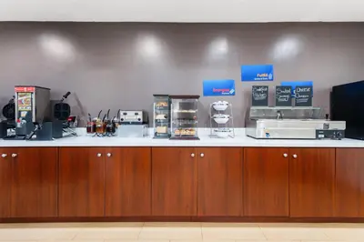 a counter in a store with aasteryasteryasteryasteryasteryasteryasteryasteryastery at Best Western San Diego/Miramar Hotel in Miramar