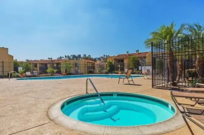 a small swimming pool with a circular pool at Departamento completo en San Diego & Bonita You can ask for 30 or more days book and save aditional 15 percent in San Diego