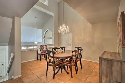 a dining room with a table and chairs at Spacious El Cajon Villa - 14 Mi to Downtown! in El Cajon