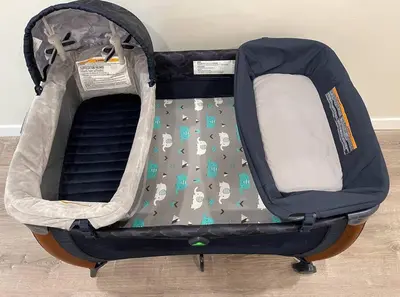 an open suitcase with a dog pattern on it at Cali King Size One Bedroom Luxurious Suite in DTSD in San Diego