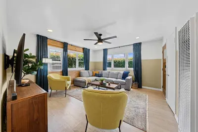 a living room with a couch and chairs at No bad days in San Diego in San Diego