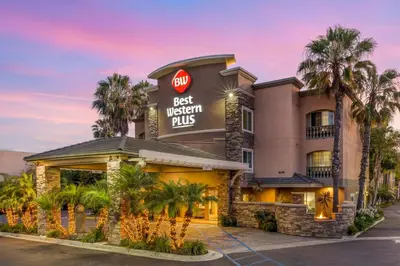 a rendering of the best western plus hotel at Best Western Plus Oceanside Palms in Oceanside