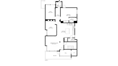 a floor plan of a house at Balboa Buyout by AvantStay - Condo w Views in DT San Diego in San Diego
