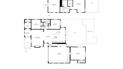 a floor plan of a house at Vista Del Mar by AvantStay Stunning Spanish Inspired Home w Pool Hot Tub Rooftop Patio in San Diego