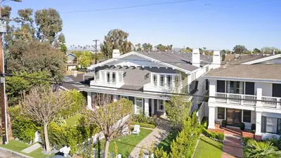 an aerial view of a house at Crystal Cove by AvantStay Gorgeous Charming Newport Home in Newport Beach