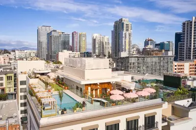 a view of a city skyline with buildings at AC Hotel by Marriott San Diego Downtown Gaslamp Quarter in San Diego