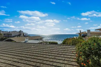 a set of stairs leading to the beach at Oceanview, Walk To Beach, Fire Pit in Carlsbad