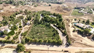 an aerial view of a park with trees at Wondrous Stays in Temecula