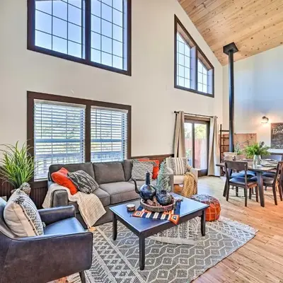 Inviting Julian Home with Scenic View and Hot Tub