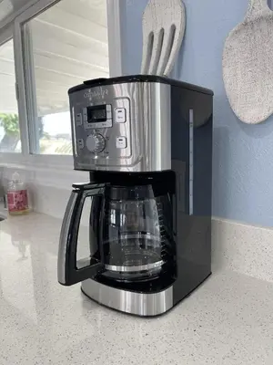 a coffee maker sitting on top of a counter at Temecula Rejuvenation in Temecula