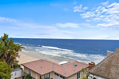 a view of the beach from a house at Villa Da Vinci at the Retreat at Laguna Beach in Laguna Beach