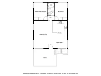 a floor plan of a house at 129 Opal Ave B in Newport Beach