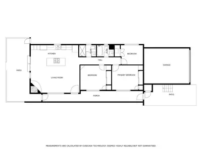 a floor plan of a house at 114 Forty-Second Street A in Newport Beach